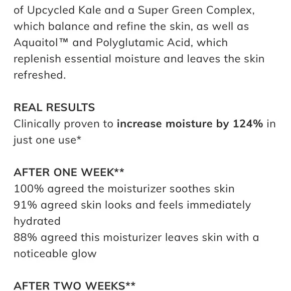 New Byroe Kale Hydrating Gel Moisturizer - Picture 2 of 4